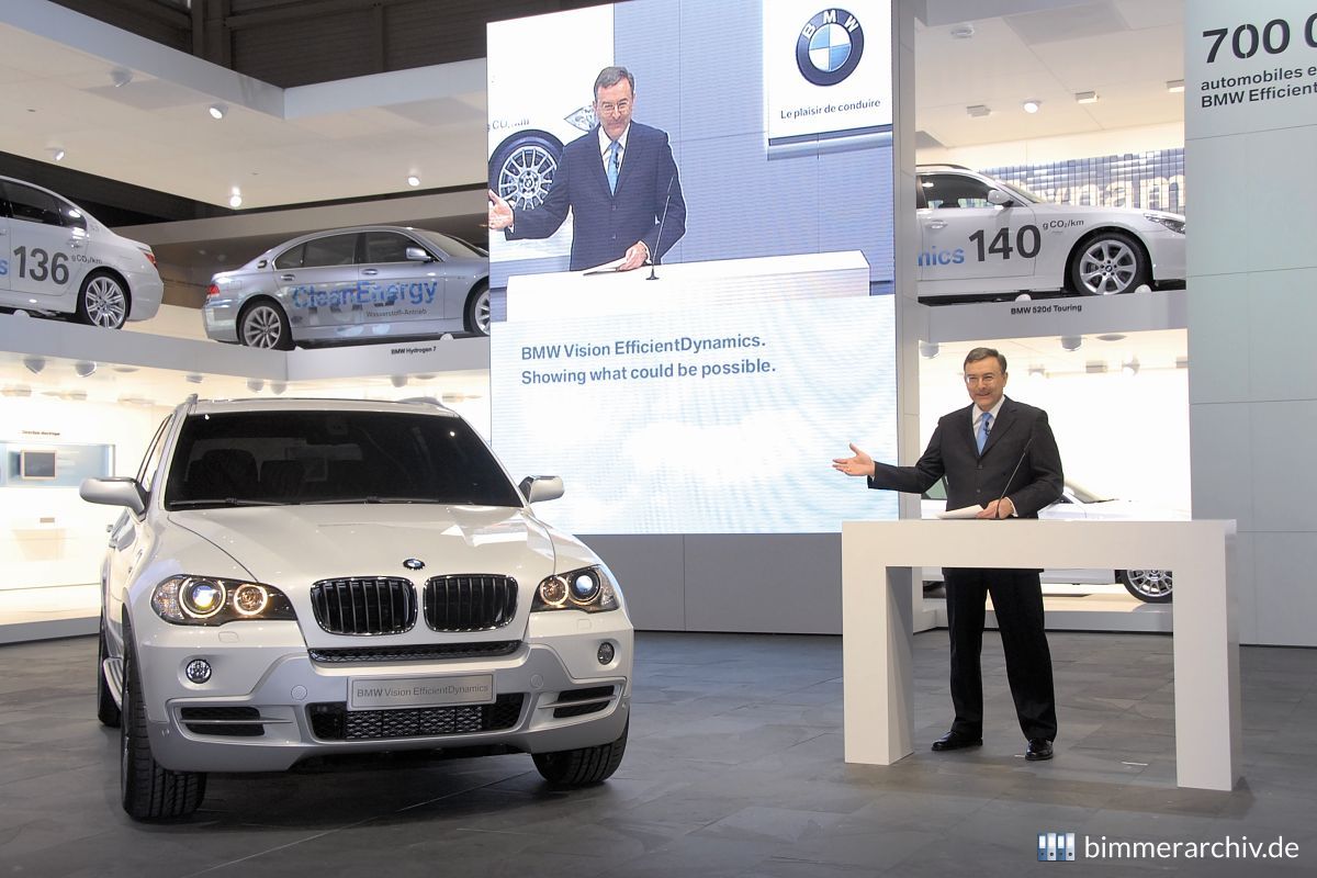 Pressekonferenz BMW Group. Dr. Norbert Reithofer, Vorsitzender des Vorstands der BMW AG