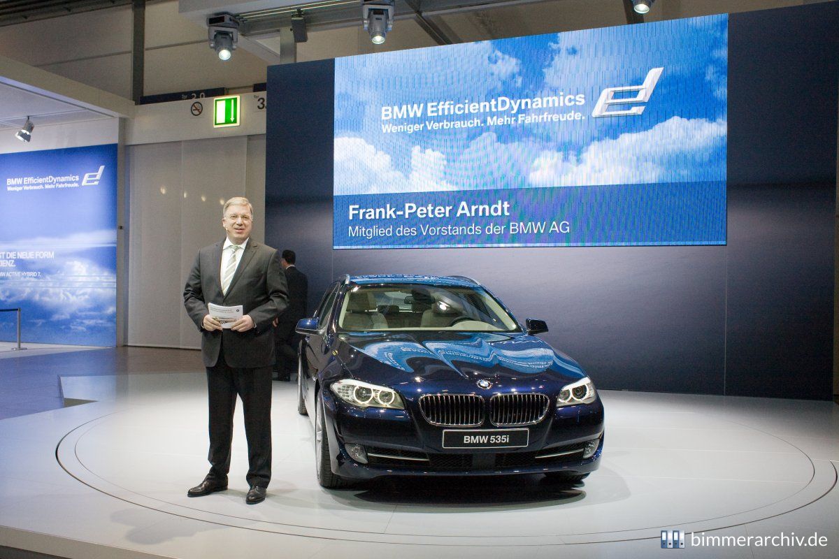 Frank-Peter Arndt und der BMW 535i touring