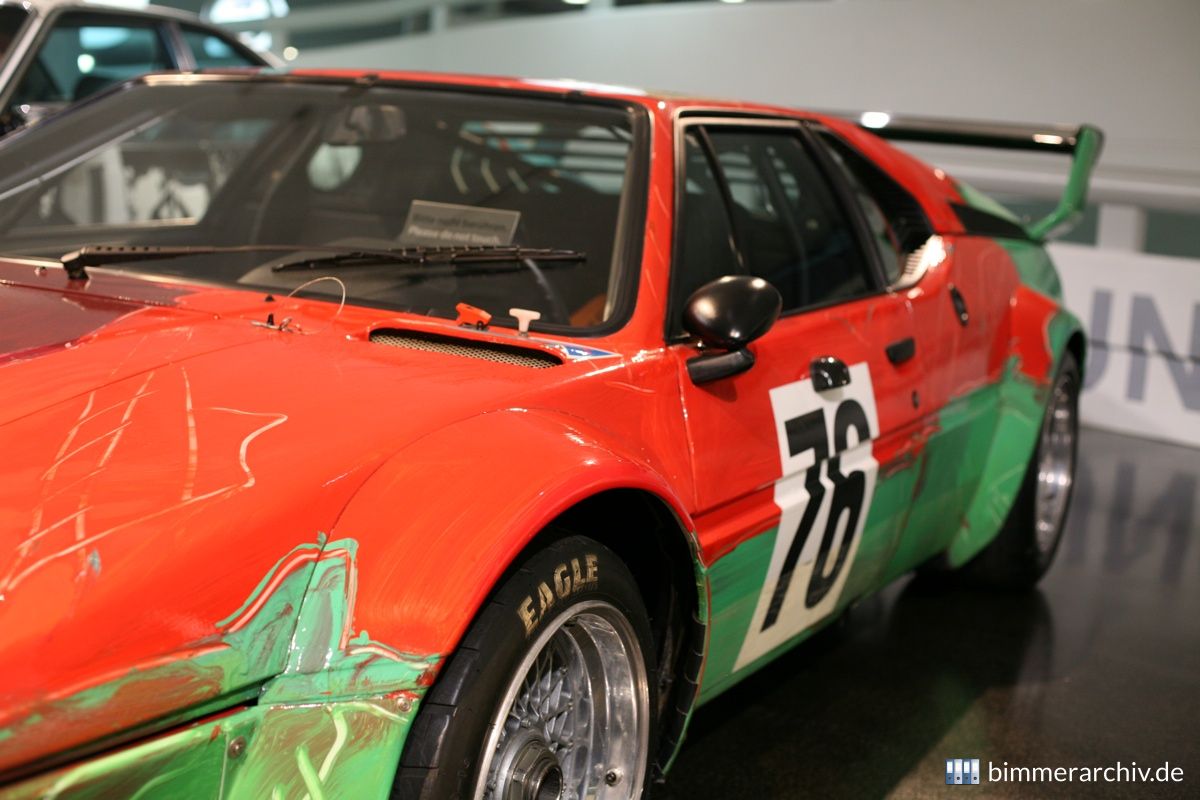 BMW M1 Gruppe 4 Rennversion - Andy Warhol, Art Car, 1979