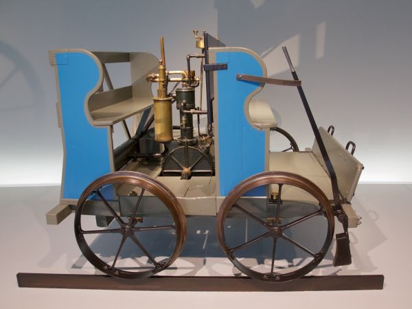 Daimler motorized handcar (1887)