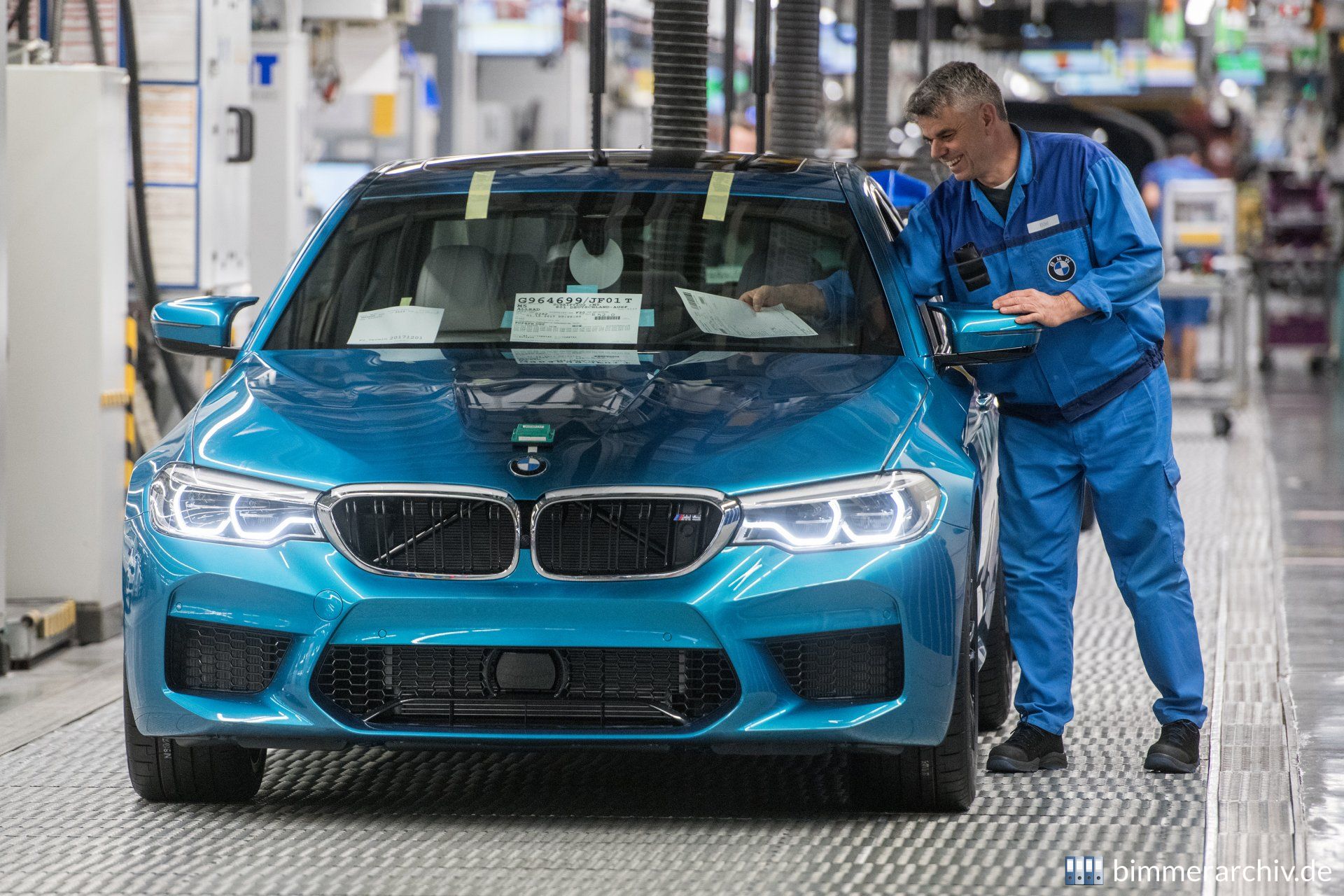 BMW M5 in the Plant Dingolfing