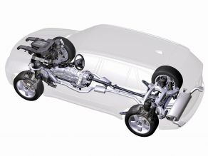 BMW X5 Antriebs- und Abgasstrang mit Motor, xDrive Verteilergetriebe, AdaptiveDrive und Aktivlenkung