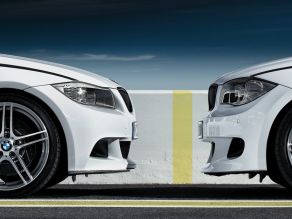Das neue BMW Performance Doppelspeichenrad (links) für den BMW 3er