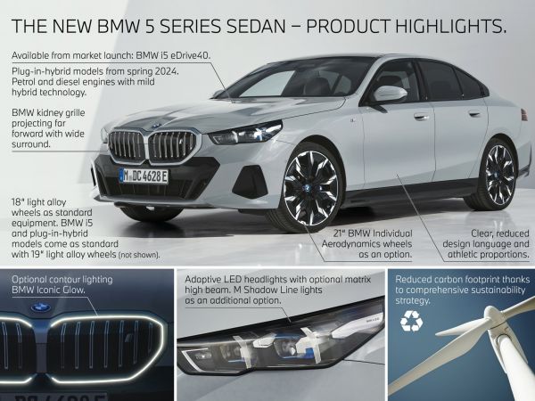 BMW 5 Series Sedan - Highlights