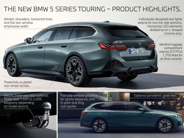 BMW 5 Series Touring Highlights
