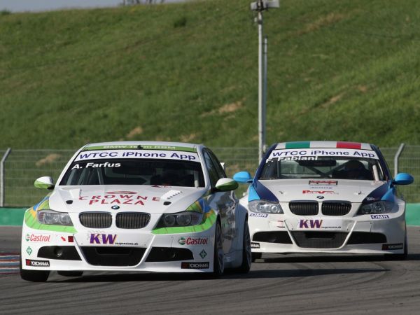Augusto Farfus - BMW Team RBM und Fabio Fabiani - Scuderia Proteam Motorsport