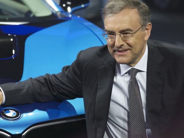 BMW Press Conference - Dr.-Ing. Norbert Reithofer and the BMW i8