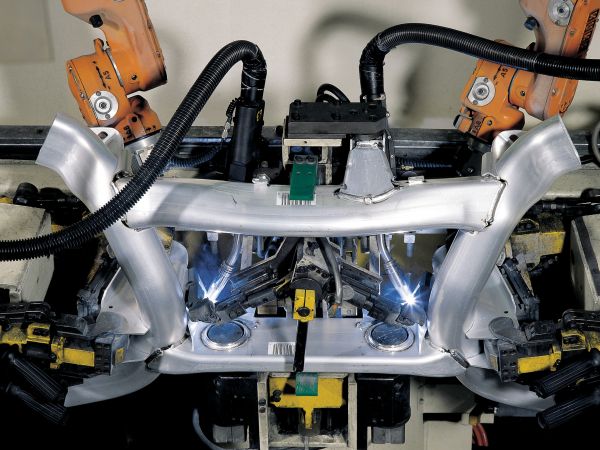 BMW Plant Dingolfing - aluminium welding of the rear axle