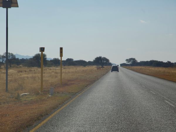 Speed camera in Namibia