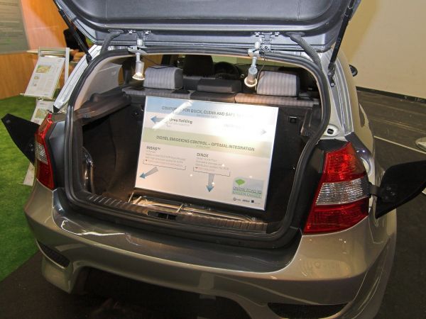 Ingery-Sbarro Konzeptauto - Kofferraumaufteilung